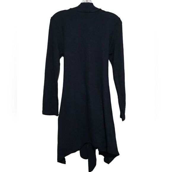 Luna Rae Black Belted Cardigan Sweater Sz Small - Picture 2 of 8